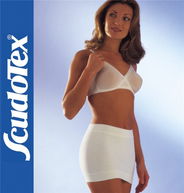 Scudotex 107 Cotton Lana – Varrásmentes derékmelegítő (pamut belsővel) – Fehér