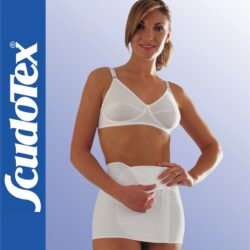 Scudotex 134 Cottonlined – Állítható pamutbéléses deréköv (16 cm) – Fehér