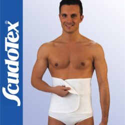 Scudotex 156 Support San – Merevítős állítható pamut deréköv (27 cm) – Fehér