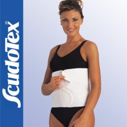 Scudotex 159 Sicur San – Dupla záródású merevítős pamut deréköv (27 cm) – Fehér