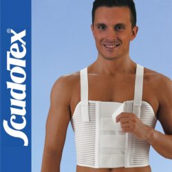Scudotex 164 Cardiosan Extra – Pántos kardiológiai mellkasrögzítő öv (27 cm) – Fehér