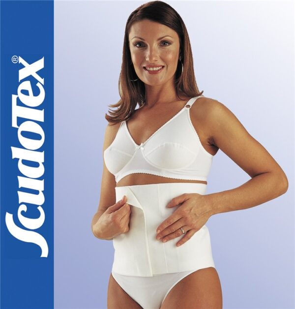 Scudotex 189 Cotton Strap – Nem elasztikus tiszta pamut deréköv (25 cm) – Fehér