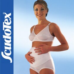 Scudotex 319 Support – Alátámasztó kismama fűzőnadrág pamuttal – Fehér