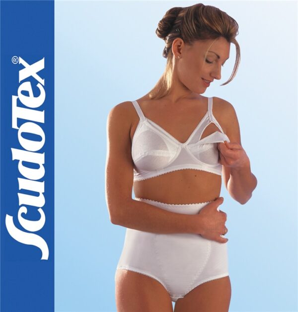 Scudotex 323 Cotton Lady – Erős hasi tartást biztosító pamut fűzőnadrág – Fehér