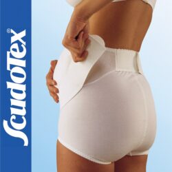Scudotex 324 Support – Állítható kismama fűzőnadrág oldalsó fűzőkkel – Fehér