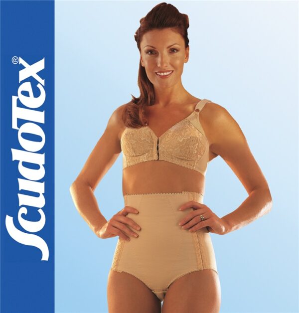 Scudotex 330 Cotton Lady Corta – Kétoldalt kapcsos, állítható pamut fűzőnadrág – Beige