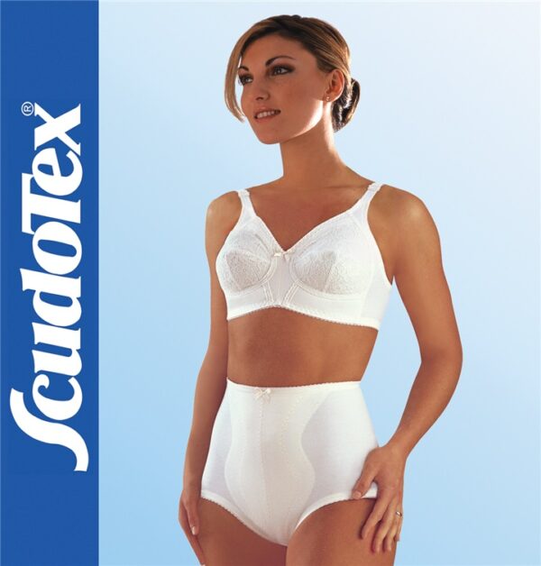 Scudotex 380 Cotton Silhouette – Fokozatos tartást biztosító pamut fűzőnadrág – Fehér