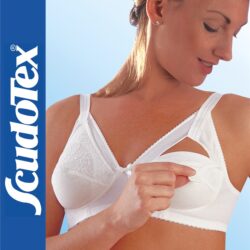392 Cotton mater confort – pamut szoptatós melltartó (C kosár)- Fehér