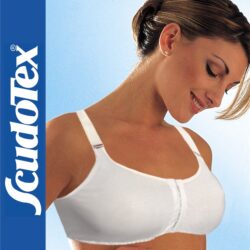397 Perfect cotton – Állítható pántos műtét utáni kompressziós melltartó (C kosár) – Fehér