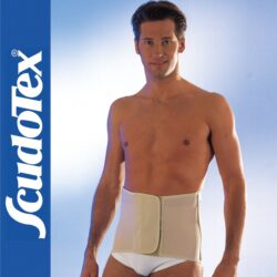 Scudotex 613 "De Luxe" – Magasított ágyéki fűző párnázott pamut háttámasszal (28 cm)