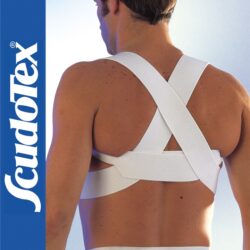 Scudotex 621 – anatómiai keresztezett válltartás-javító heveder – Fehér