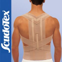 Scudotex 626 – Merevített válltartás-javító heveder ágyéki támasztóövvel (16 cm)