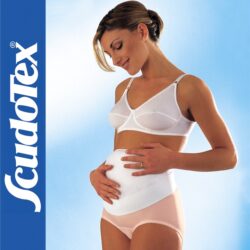 Scudotex 902 Cotton Mater – Állítható kismama hastartó öv pamuttal – Fehér