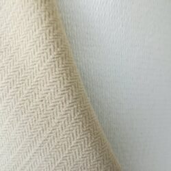 Gyapjú haskötő szövet, fehér-testszínű, 30 cm